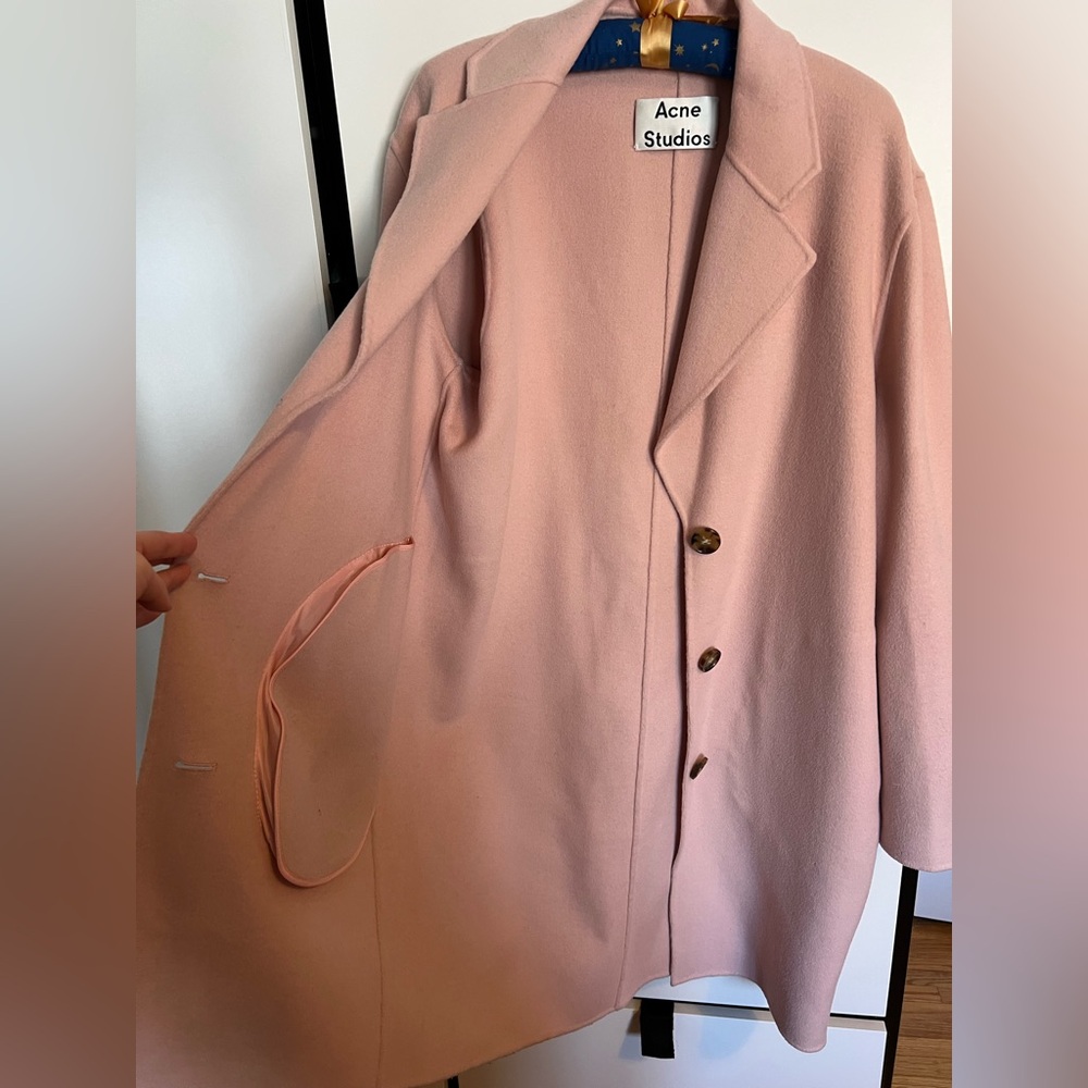 Acne Studios Wool Cashmere Coat View 4